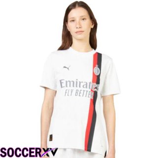 AC Milan Womens Away Soccer Jersey White 2023/2024