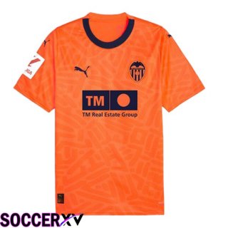 Valencia CF Third Soccer Jersey Orange 2023/2024