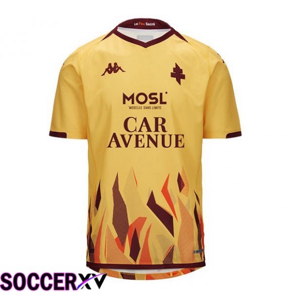 FC Metz Away Soccer Jersey Yellow 2023/2024