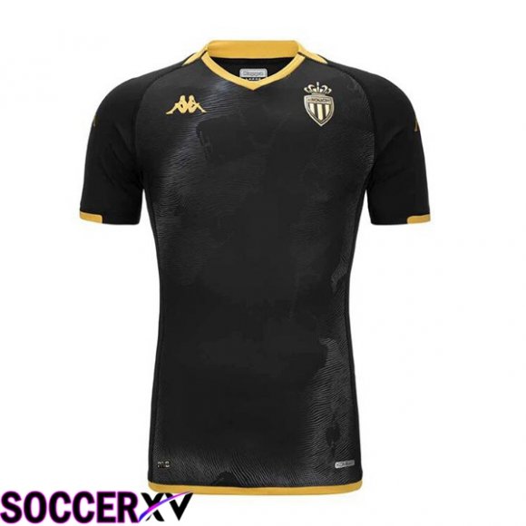 AS Monaco Away Soccer Jersey Black 2023/2024