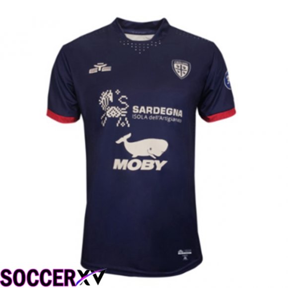 Cagliari Calcio Third Soccer Jersey Blue Royal 2023/2024