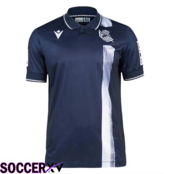 Real Sociedad Away Soccer Jersey Blue 2023/2024