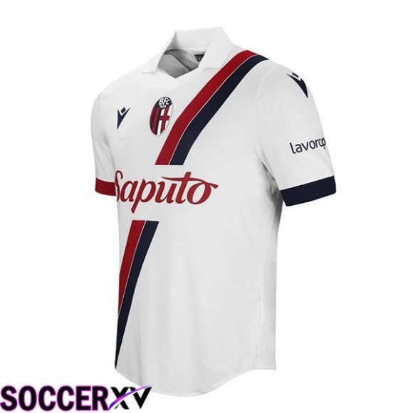 Bologne Away Soccer Jersey White 2023/2024