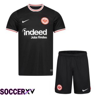 Eintracht Frankfurt Kids Away Soccer Jersey Black 2023/2024