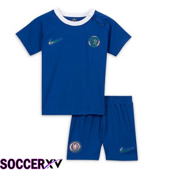 FC Chelsea Kids Home Soccer Jersey Blue 2023/2024