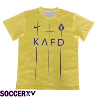 Al-Nassr FC Home Soccer Jersey Yellow 2023/2024