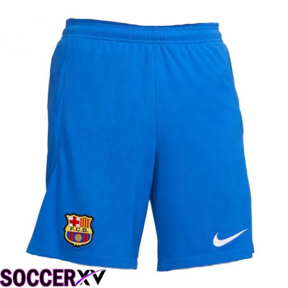 FC Barcelona Soccer Shorts Away Blue 2023/2024