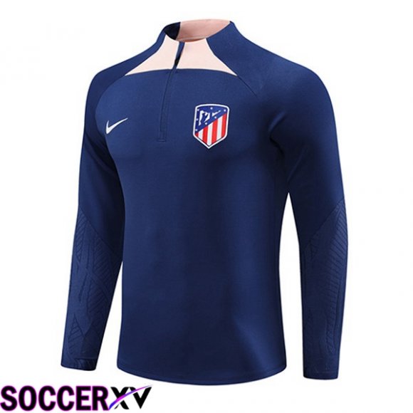 Atletico Madrid Training Sweatshirt Blue Royal 2023/2024