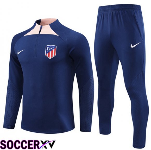 Atletico Madrid Training Tracksuit Suit Blue Royal 2023/2024