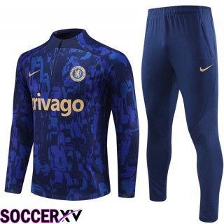 FC Chelsea Training Tracksuit Suit Blue 2023/2024