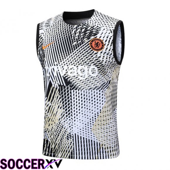 FC Chelsea Soccer Vest Black White 2023/2024