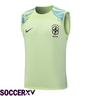 Brazil Soccer Vest Blue Green 2023/2024