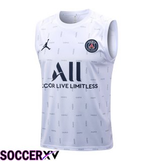 Paris PSG Soccer Vest White 2023/2024