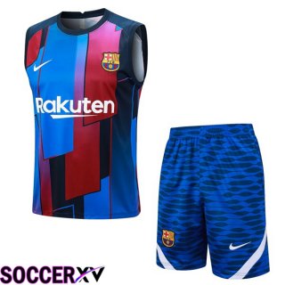 FC Barcelona Soccer Vest + Shorts Blue 2023/2024