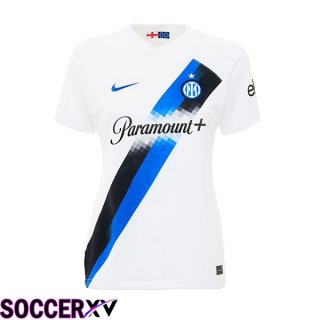 Inter Milan Womens Away Soccer Jersey White 2023/2024