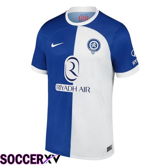 Atletico Madrid Away Soccer Jersey Blue 2023/2024