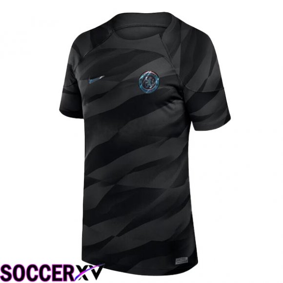 FC Chelsea Soccer Jersey Goalkeeper Black 2023/2024