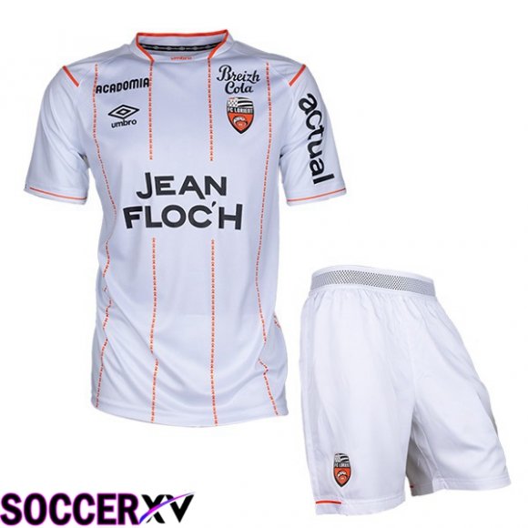 FC Lorient Kids Third Soccer Jersey Blue White 2023/2024