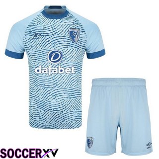 AFC Bournemouth Kids Away Soccer Jersey Blue 2023/2024