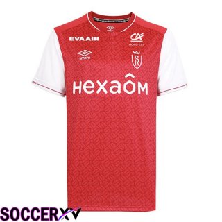 Stade de Reims Home Soccer Jersey Red 2023/2024