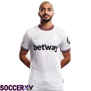 West Ham Away Soccer Jersey White 2023/2024