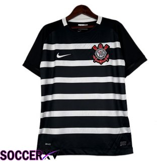 Corinthians Retro Away Soccer Jersey Black 2015-2016