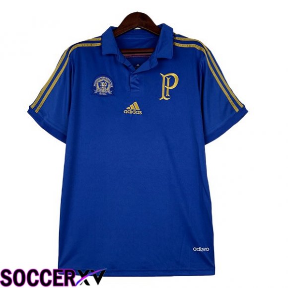 Palmeiras Retro Home Soccer Jersey Blue 2014-2015