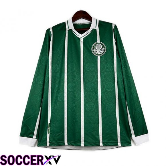 Palmeiras Retro Home Soccer Jersey Long sleeve Green 1993