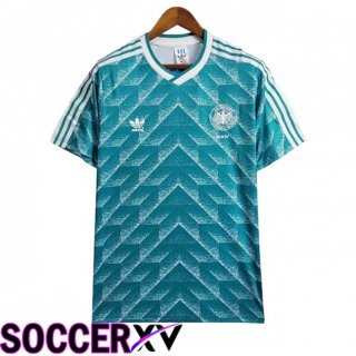 Germany Retro Away Soccer Jersey 1990