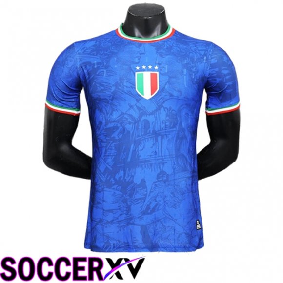 Italy Soccer Jersey Special Edition Blue 2024/2025