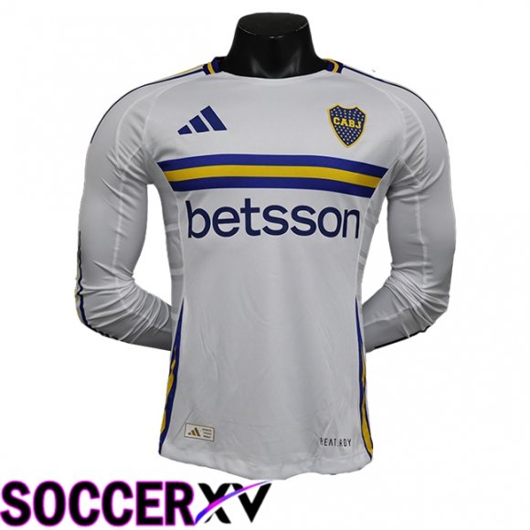 Boca Juniors Away Soccer Jersey Long sleeve 2024/2025