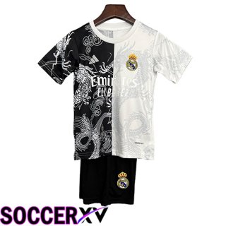 Maillot De Foot Real Madrid Enfant Special Edition Noir/Blanc 2025/2026