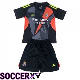 Real Madrid Kids Goalkeeper Soccer Jersey Away Soccer Jersey 2024/2025