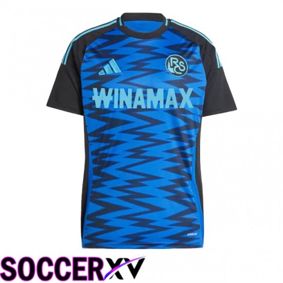 RC Strasbourg Alsace Third Soccer Jersey Blue 2024/2025