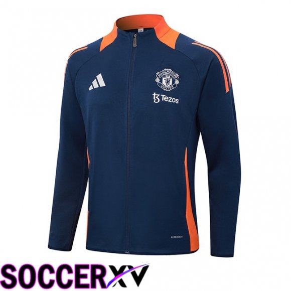 Manchester United Training Jacket Blue Royal 2024/2025