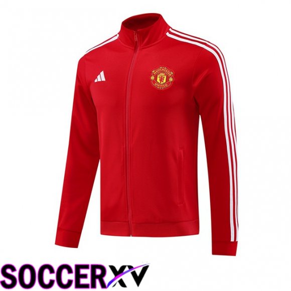 Manchester United Training Jacket Red 2024/2025