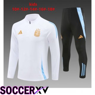 Argentinae Kids kit Training Tracksuit White 2024/2025