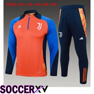 Juventus Kids kit Training Tracksuit Orange 2024/2025