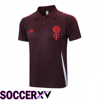 Bayern Munich Soccer Polo Brown 2024/2025