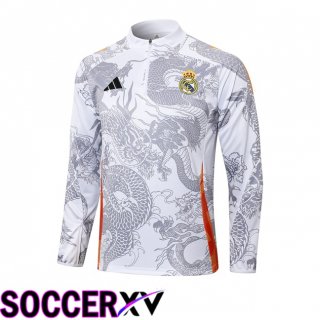 Real Madrid Training Sweatshirt White 2024/2025