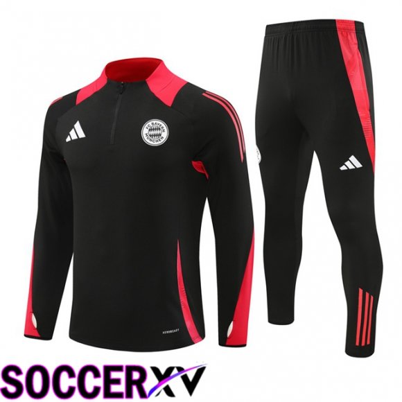 Bayern Munich Kids kit Training Tracksuit Black 2024/2025