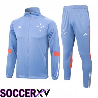 Cruzeiro EC kit Training Tracksuit - Jacket Grey 2024/2025