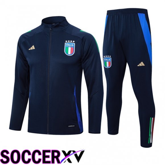 Italy kit Training Tracksuit - Jacket Blue Royal 2024/2025