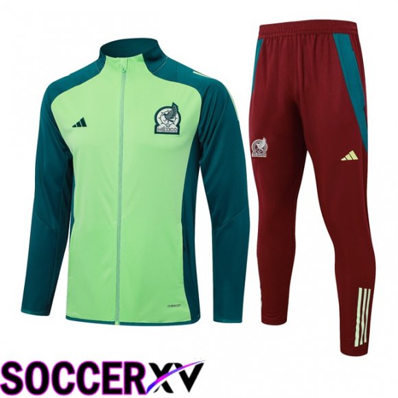 Mexico kit Training Tracksuit - Jacket Green 2024/2025