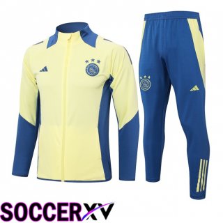 AFC Ajax kit Training Tracksuit - Jacket Yellow 2024/2025