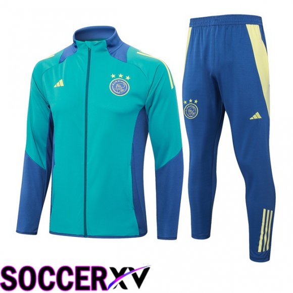 AFC Ajax kit Training Tracksuit - Jacket Green 2024/2025