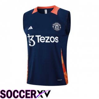 Manchester United Gilet Soccer Blue Royal 2024/2025