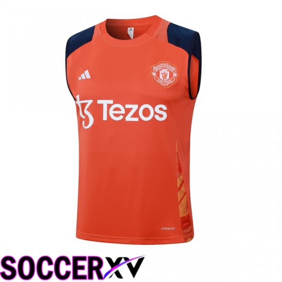 Manchester United Gilet Soccer Orange 2024/2025