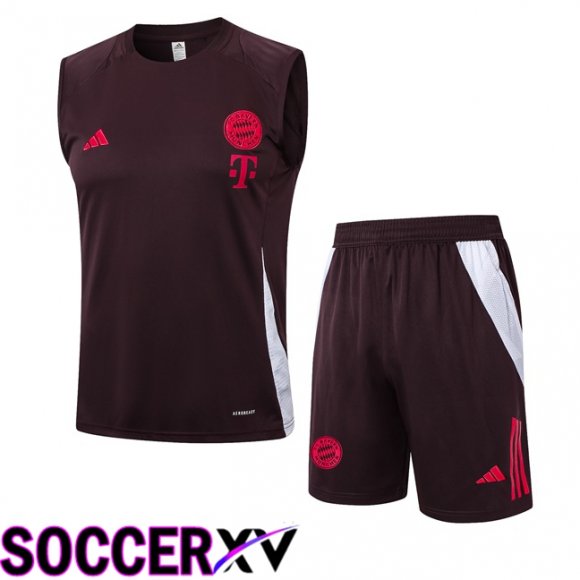 Bayern Munich Gilet Soccer + Shorts Brown 2024/2025