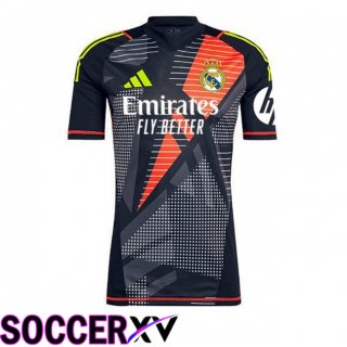 Real Madrid Goalkeeper Soccer Jersey Black 2024/2025